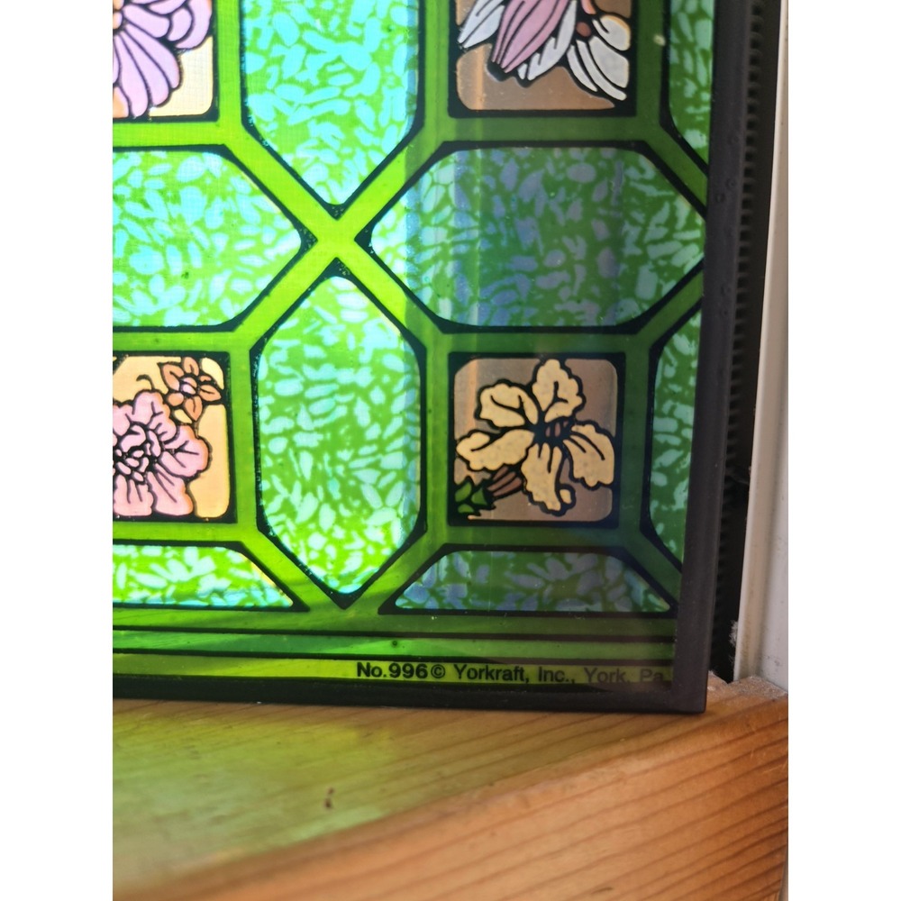 VTG 1977 Seriglass A Mother's Place Glass Folding Panel No 996 Yorkcraft - Picture 2 of 5